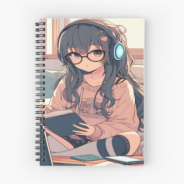 Item preview, Anime Girl Desk Mat, Mouse Pad Bath Mat designed and sold by KitonicTees.