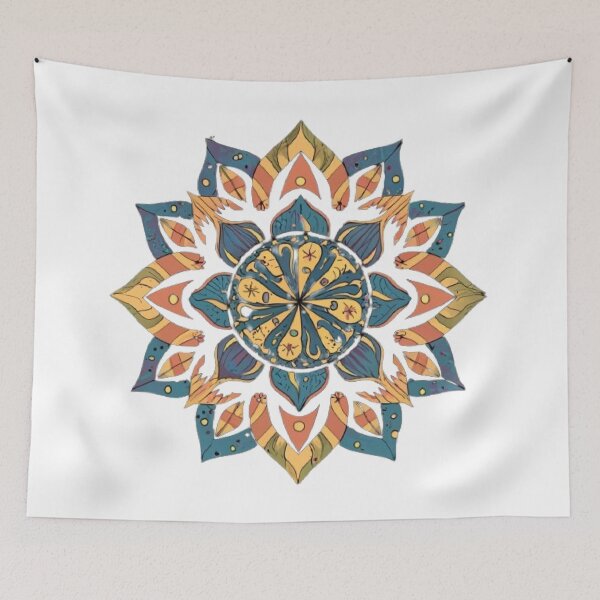 Item preview, Cosmic Bloom: Celestial Flower Logo designed and sold by badjershop.