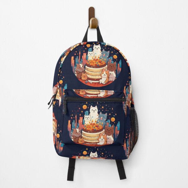 Item preview, Cat Friends Celebrating With Cake designed and sold by VivaIconicPrint.