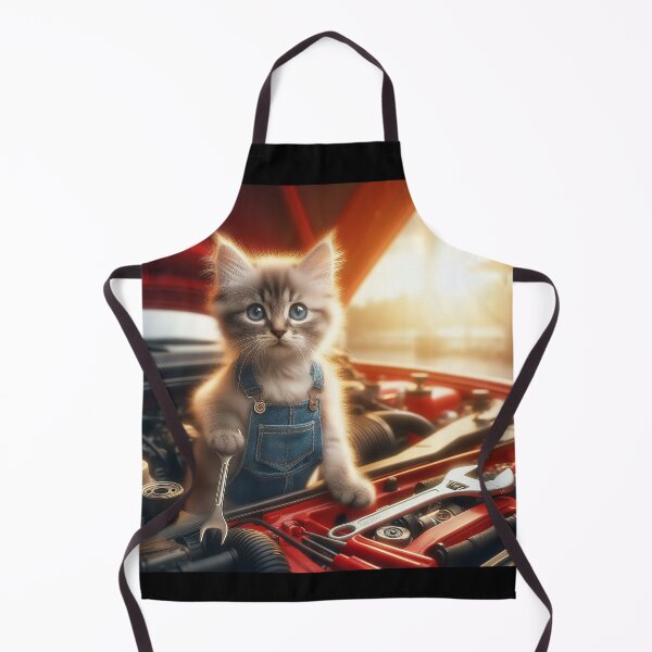 Item preview, Car Mechanic Kitten designed and sold by All-Kittens.