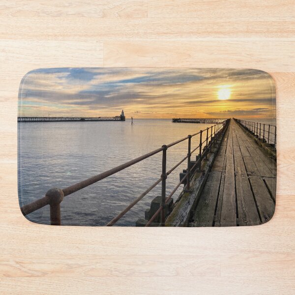 Item preview, January sunrise at the mouth of the River Blyth - Landscape designed and sold by Violaman.