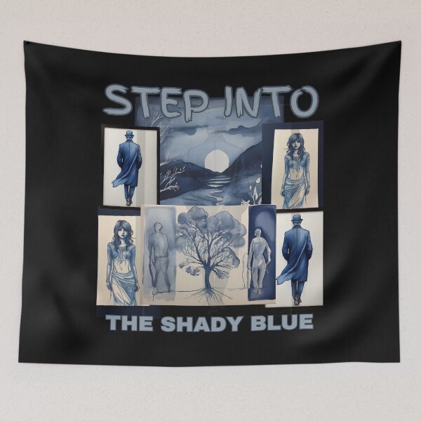 Item preview, STEP INTO THE SHADY BLUE designed and sold by aledfychan.