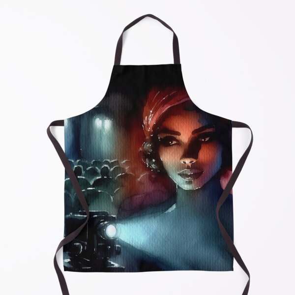 Item preview, Neo Noir Vintage Actress in Cinema [Watercolor] designed and sold by RESToRAPTOR.