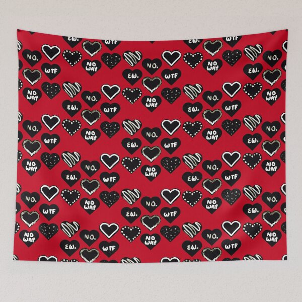 Item preview, Bad Hearts in Black (Red) designed and sold by BLAAAAASK.