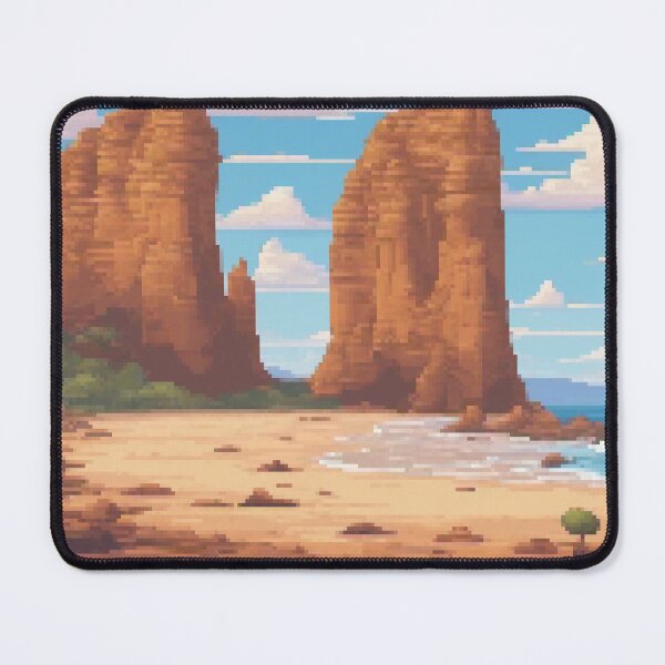 Item preview, Great Ocean Road, Australia - Pixel Art designed and sold by Pixelartshirt.