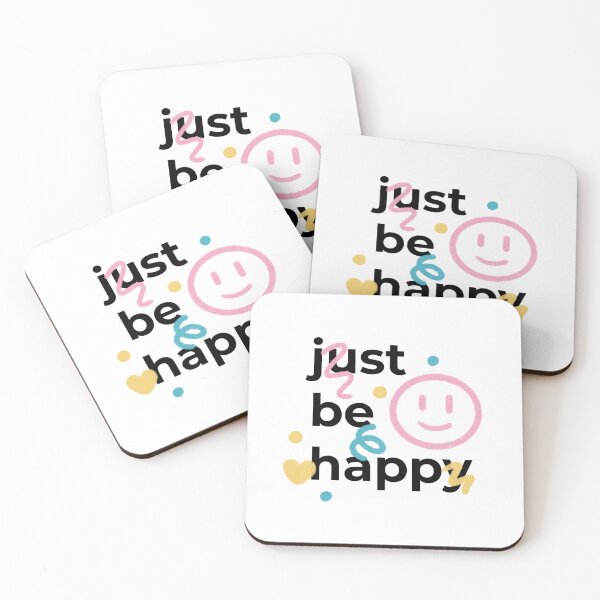 Item preview, Just be happy designed and sold by OlyaMolli.