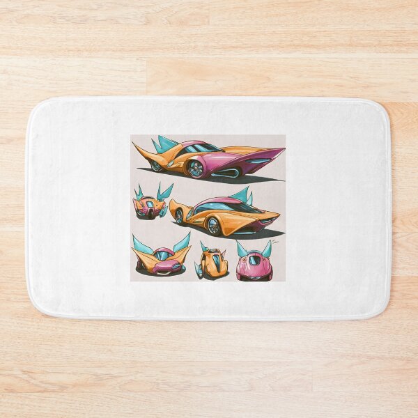 Item preview, comic book car, futuristic with shark fins designed and sold by janjacbu.