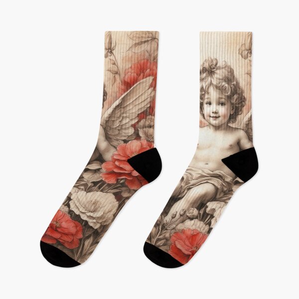 Item preview, Cherub Angel in a Garden Paradise - 10 designed and sold by nyathiwa.