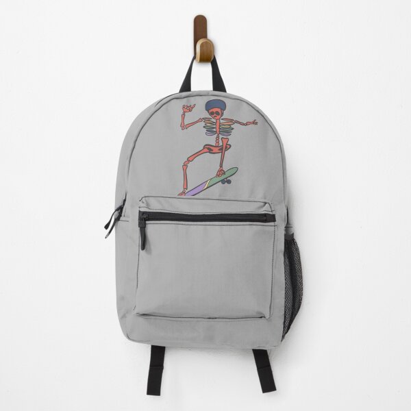 Item preview, Muted Rainbow Skater Skeleton designed and sold by Pink Ribbon.