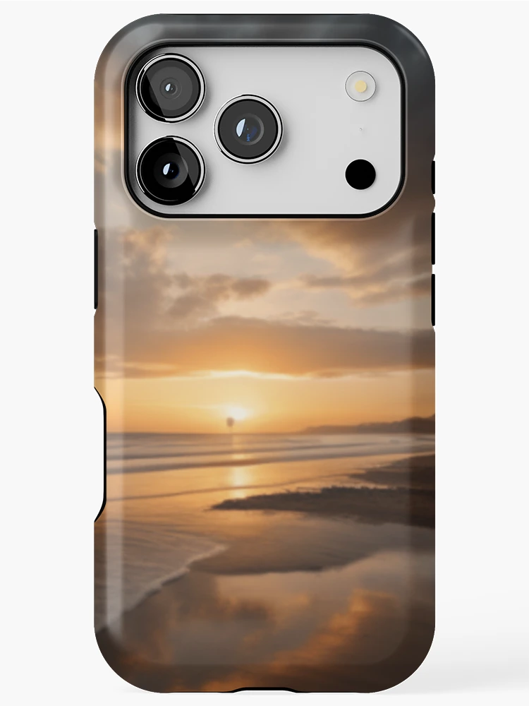 Thumbnail 1 of 4, iPhone Case, Sunset glory designed and sold by BubbleTextBox.