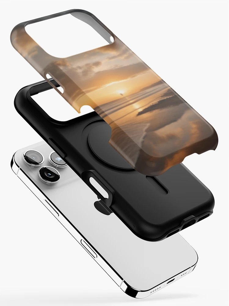 Thumbnail 2 of 4, iPhone Case, Sunset glory designed and sold by BubbleTextBox.