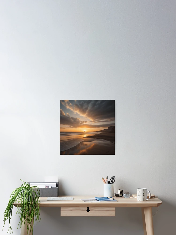 Thumbnail 2 of 3, Poster, Sunset glory designed and sold by BubbleTextBox.