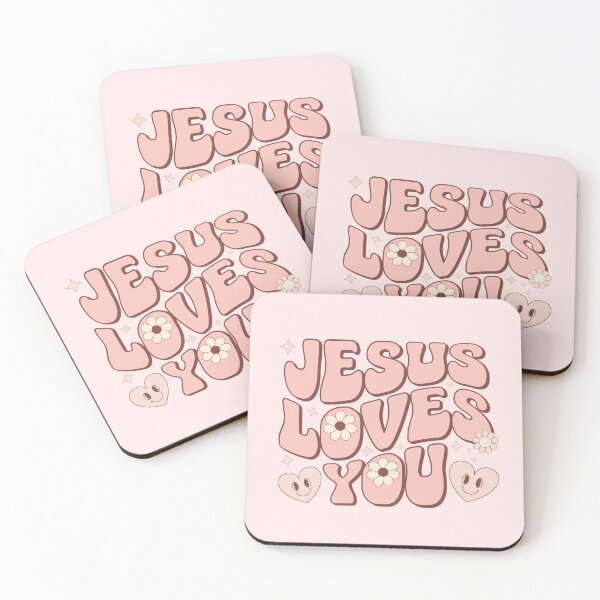 Item preview, Jesus Loves You - Retro Christian designed and sold by stylishdzign.