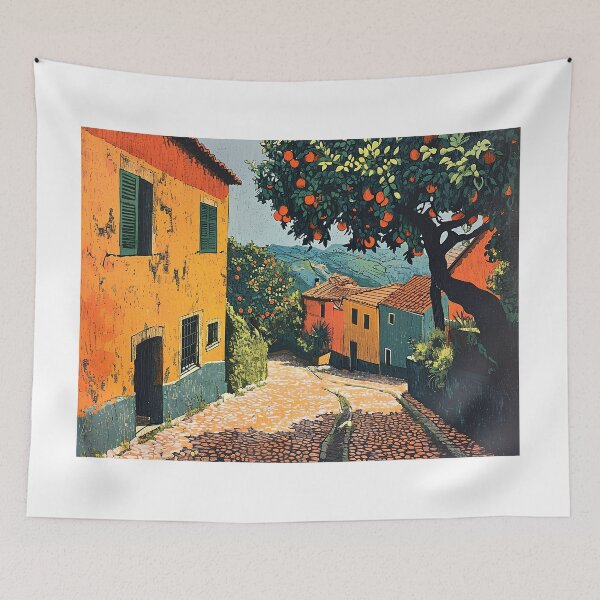 Item preview, Alley in a Spanish suburb designed and sold by randrdesign.