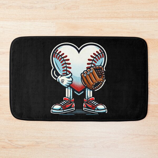 Item preview, Baseball Valentines Day Boys Men Kids Sports T-Shirt designed and sold by MAPDDesigns.