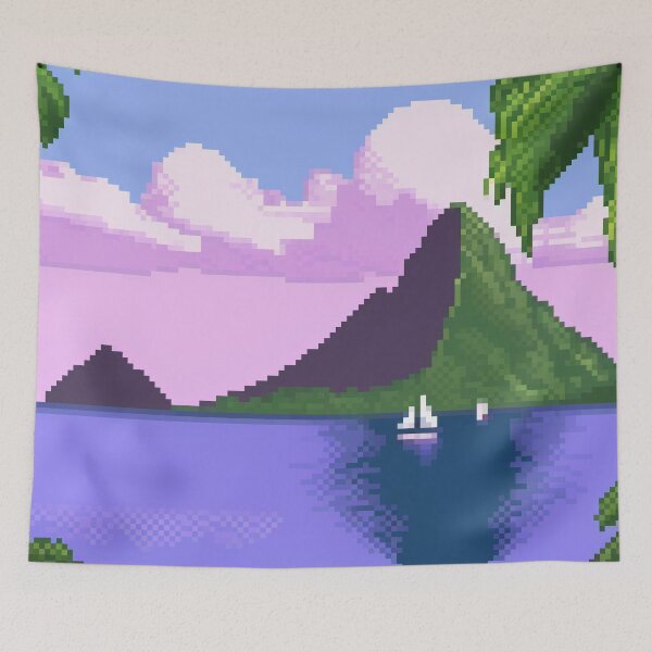 Item preview, Piton ,St lucia - Pixel Art designed and sold by Pixelartshirt.