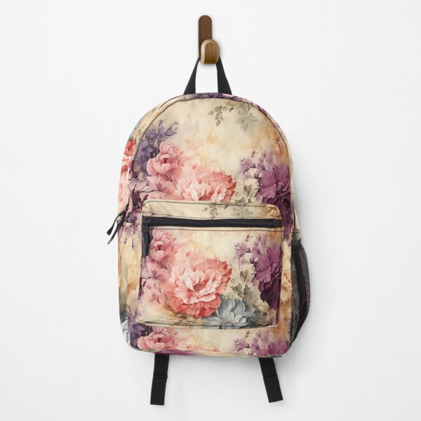 Item preview, Harmony in Bloom: Warm Pink Floral Patterns for Wall Elegance_1 designed and sold by BorczVisuals.