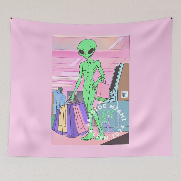 Item preview, Miami Bayside Alien 2024 designed and sold by GleamingGiant.