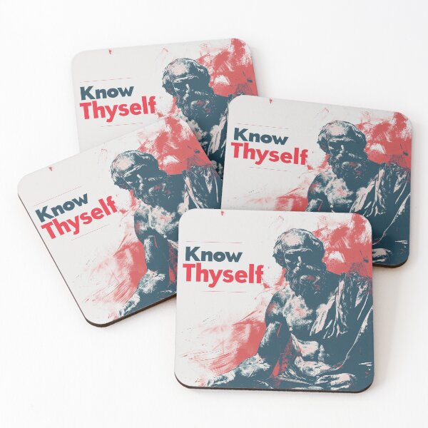 Item preview, Know Thyself Socrate's Revolution  designed and sold by WarpWeft.