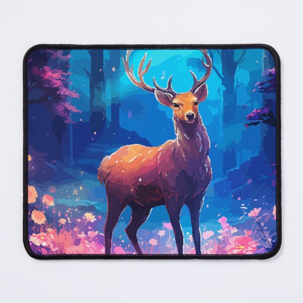 Item preview, Fantasy Deer Calm Pixel Art Illustration designed and sold by LVTFCOarts.