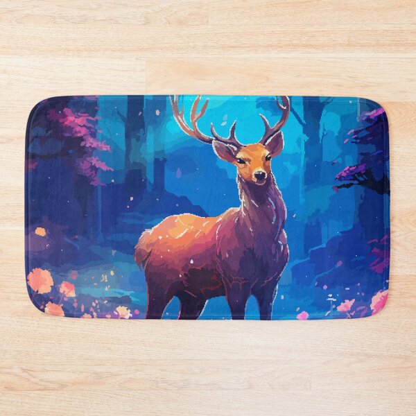 Item preview, Fantasy Deer Calm Pixel Art Illustration designed and sold by LVTFCOarts.