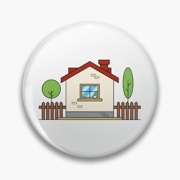 Item preview, Village Farm House at the Back Door designed and sold by ColorCove Designs.