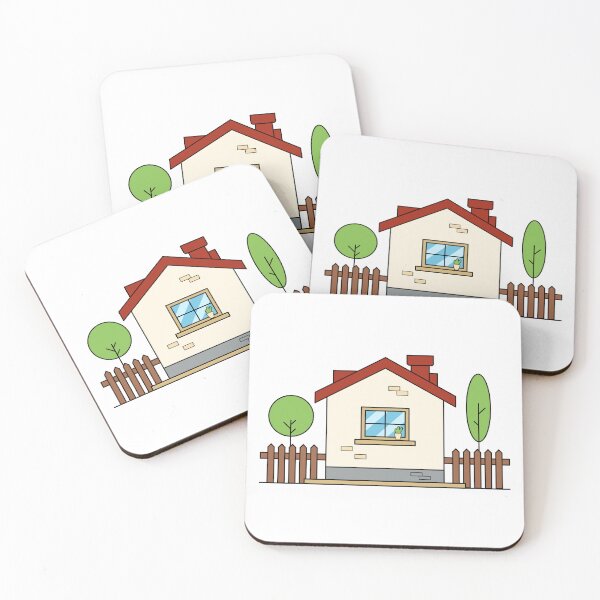 Item preview, Village Farm House at the Back Door designed and sold by ColorCove Designs.