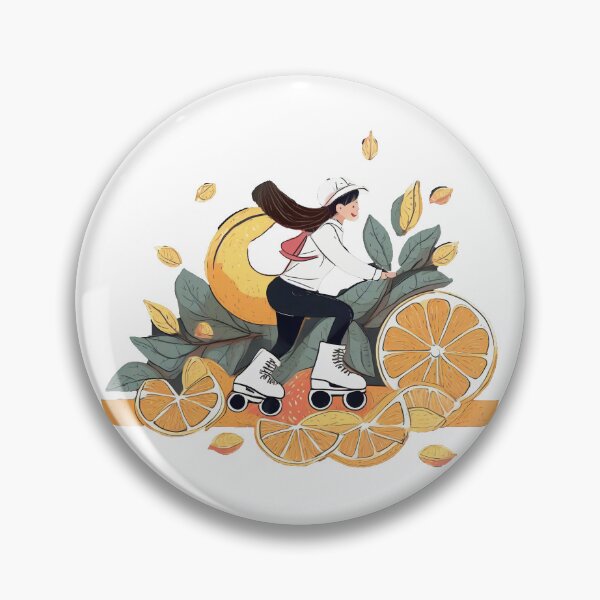 Item preview, Playful Orange Skater designed and sold by omerfdln34.