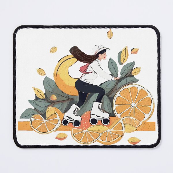 Item preview, Playful Orange Skater designed and sold by omerfdln34.