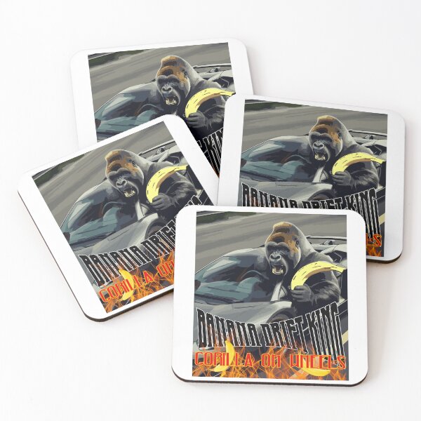 Item preview, Banana Drift King : Gorilla On Wheels designed and sold by Adiksonarts.