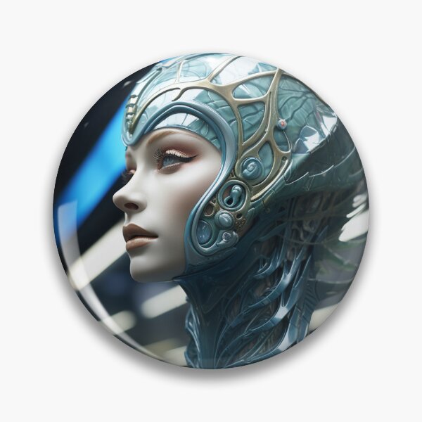 Item preview, Alien Girl Portrait designed and sold by oilidesing.