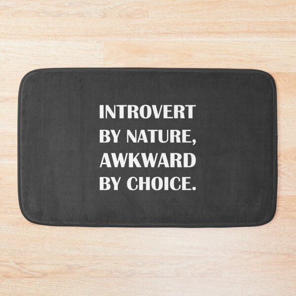 Item preview, Introvert by Nature, Awkward by Choice. / Introvert joke. designed and sold by introvertvibes.