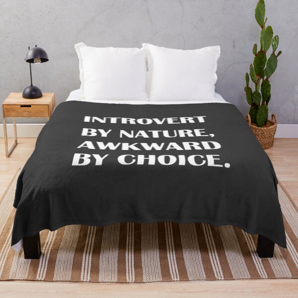 Item preview, Introvert by Nature, Awkward by Choice. / Introvert joke. designed and sold by introvertvibes.