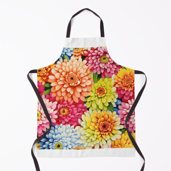 Item preview, Zinnia Tile 19: Rainbow Smiles in a Field of Daisy Dandelions and Sunshine of Nature's Confetti Party designed and sold by TheBrainArt.