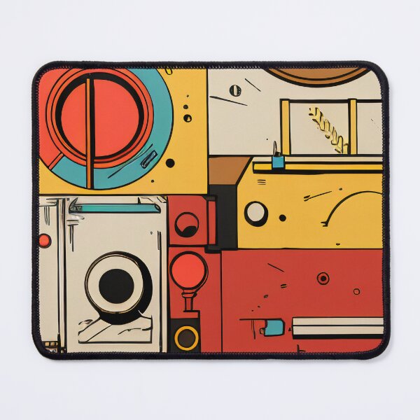 Item preview, retrofuturistic popart design 4 designed and sold by Rebelka.