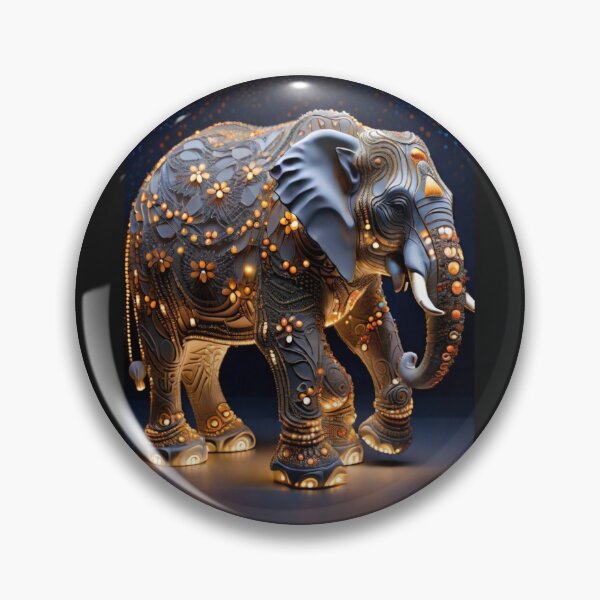 Item preview, Luminous elephant, a play with dots. designed and sold by Swingfroglet.