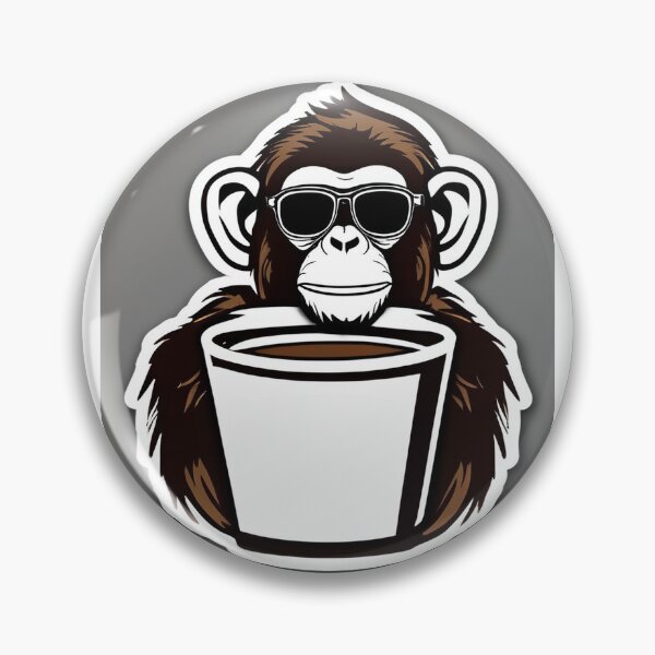 Item preview, cool monkey designed and sold by NYXARTStudio.