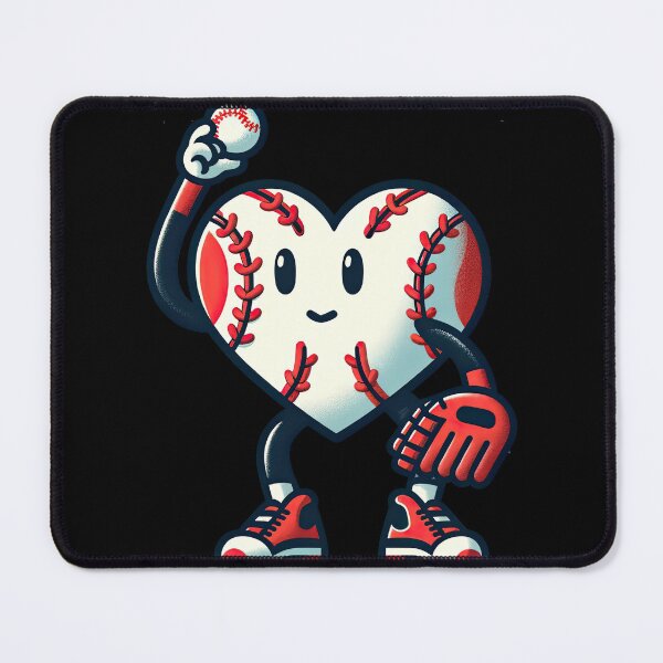 Item preview, Baseball Valentines Day Boys Men Kids Sports T-Shirt designed and sold by MAPDDesigns.