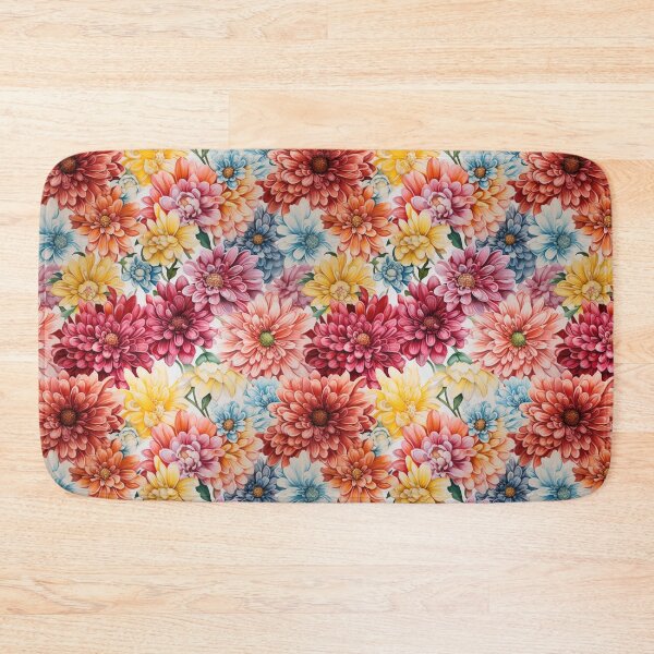 Item preview, Zinnia Tile 20: Rainbow Smiles in a Field of Daisy Dandelions and Sunshine of Nature's Confetti Party designed and sold by TheBrainArt.