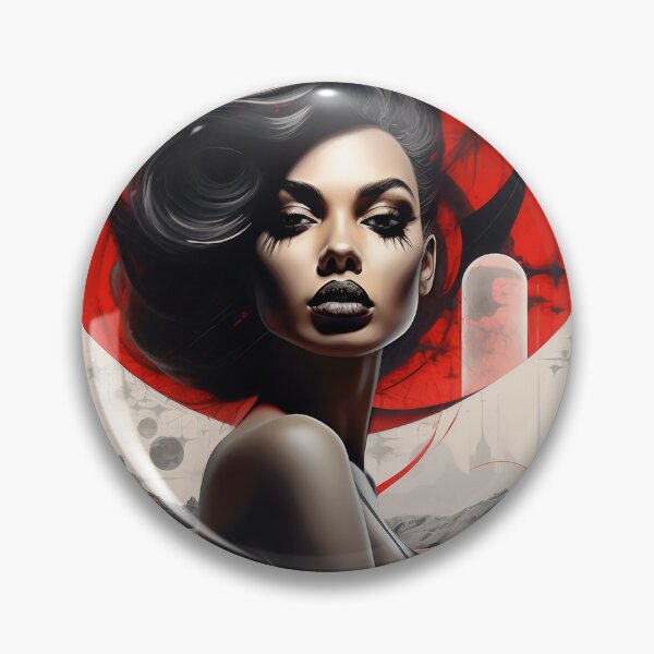 Item preview, Retro vampy pinup designed and sold by Ntmbayfield.