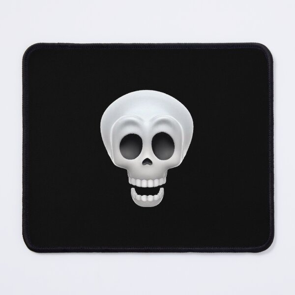 Item preview, Skeleton Skull, Emoji Memoji Apple Reaction meme funny positivity silly kitty designed and sold by bubbleiel.