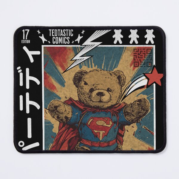 Item preview, Super Ted Heroics - Vintage Comic Teddy Bear designed and sold by Sir Meow Meow.