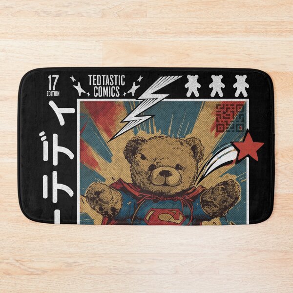 Item preview, Super Ted Heroics - Vintage Comic Teddy Bear designed and sold by Sir Meow Meow.