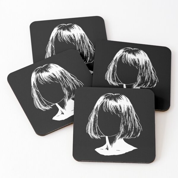 Item preview, Faceless Girl: Black and white illustration designed and sold by Voidex.