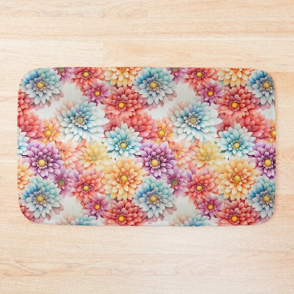 Item preview, Zinnia Tile 21: Rainbow Smiles in a Field of Daisy Dandelions and Sunshine of Nature's Confetti Party designed and sold by TheBrainArt.