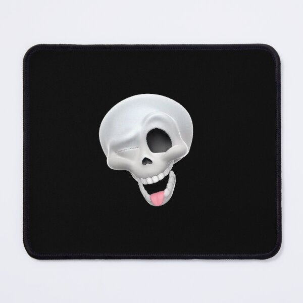 Item preview, Skeleton Skull Emoji Memoji Apple Reaction Sticking Tongue Out meme funny positivity silly kitty designed and sold by bubbleiel.