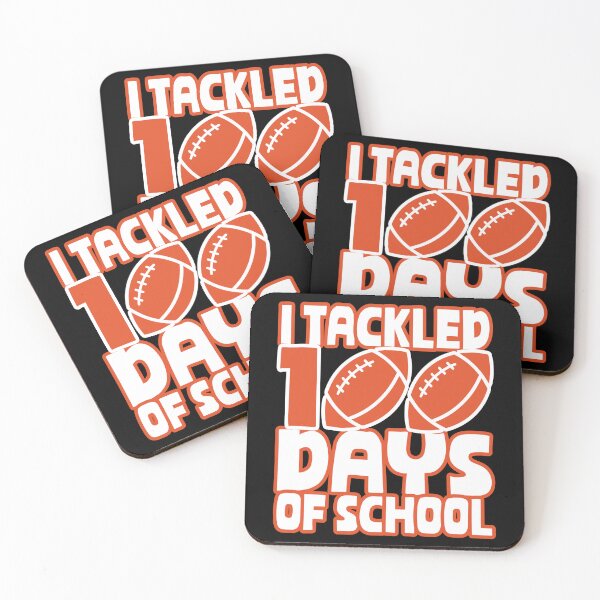 Item preview, I Tackled 100 Days School 100th Day Football Student Teacher designed and sold by teeshop87.
