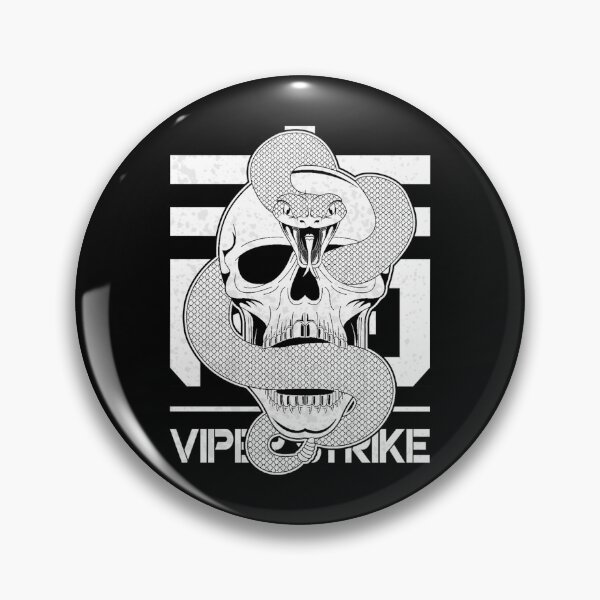 Item preview, White R-9 Viper Strike Snake Skull  designed and sold by KumosBrand.