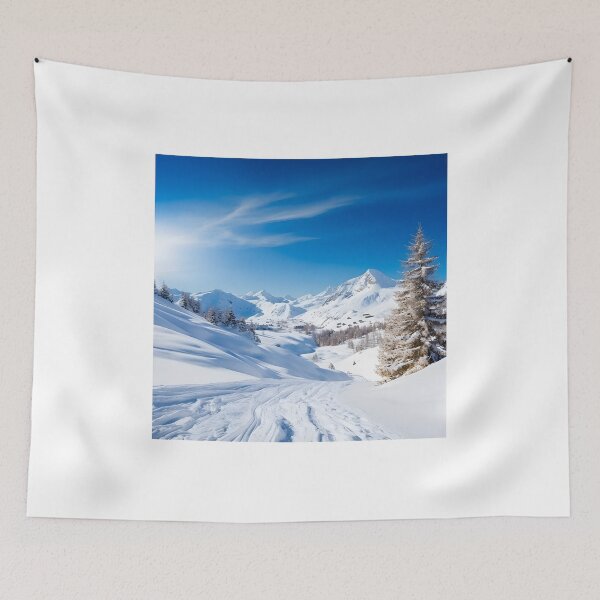 Item preview, Winter Adventure in a Stunning Mountain Landscape designed and sold by Shirtastically.