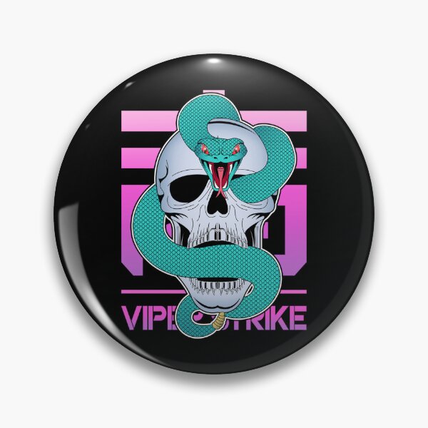 Item preview, Pink R-9 Viper Strike Snake Skull  designed and sold by KumosBrand.